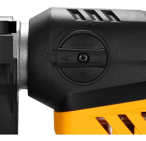 Martelete eletropneumático Deko preto e amarelo frequência de 60Hz com 1600W de potência 127V